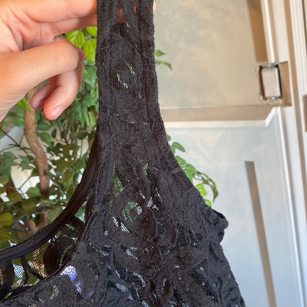 Xhilaration Black Lace Top - Picture 15 of 16